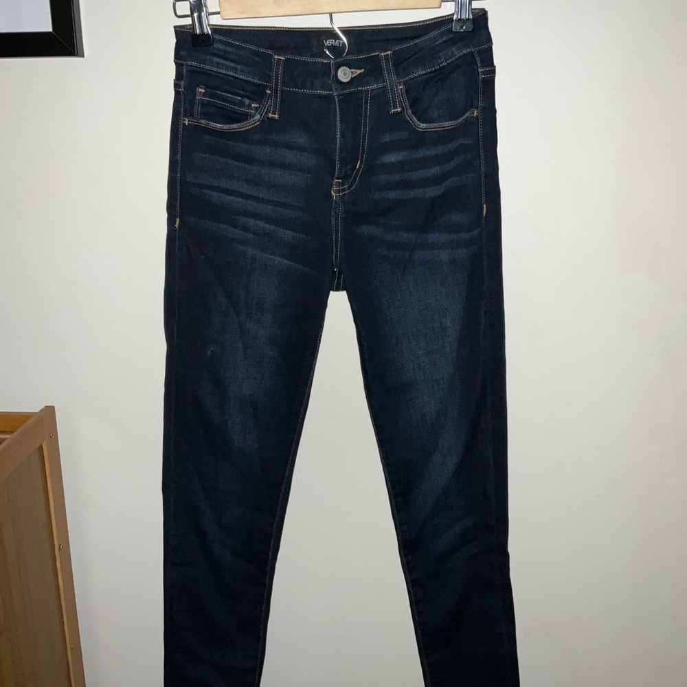 Women's Dark Blue Skinny Jeans